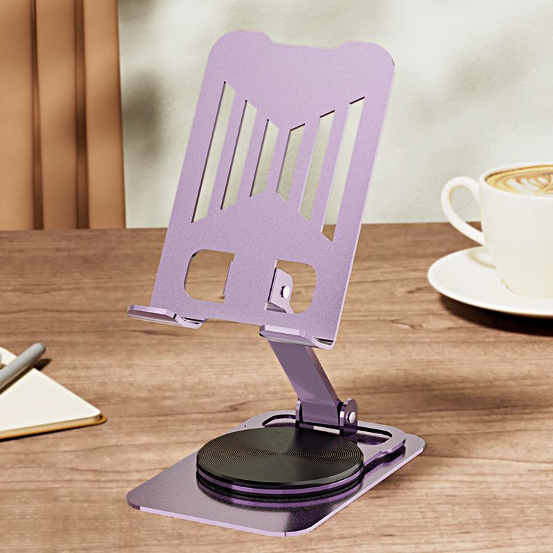 T16 Multifunctional Metal Waterproof 360 Degree Rotating Foldable Holder for Phones Tablets Anti-Slip Phone Holder