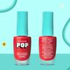 SUGAR POP Nail Lacquer 13 Red Alert Glossy Cherry Red Fast Drying Chip Resistant High Shine Nail Polish For Women 10 Ml