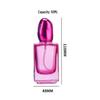 Portable Square Glass Perfume Bottles, 30ml & 50ml, Colored and Spray Dispensing