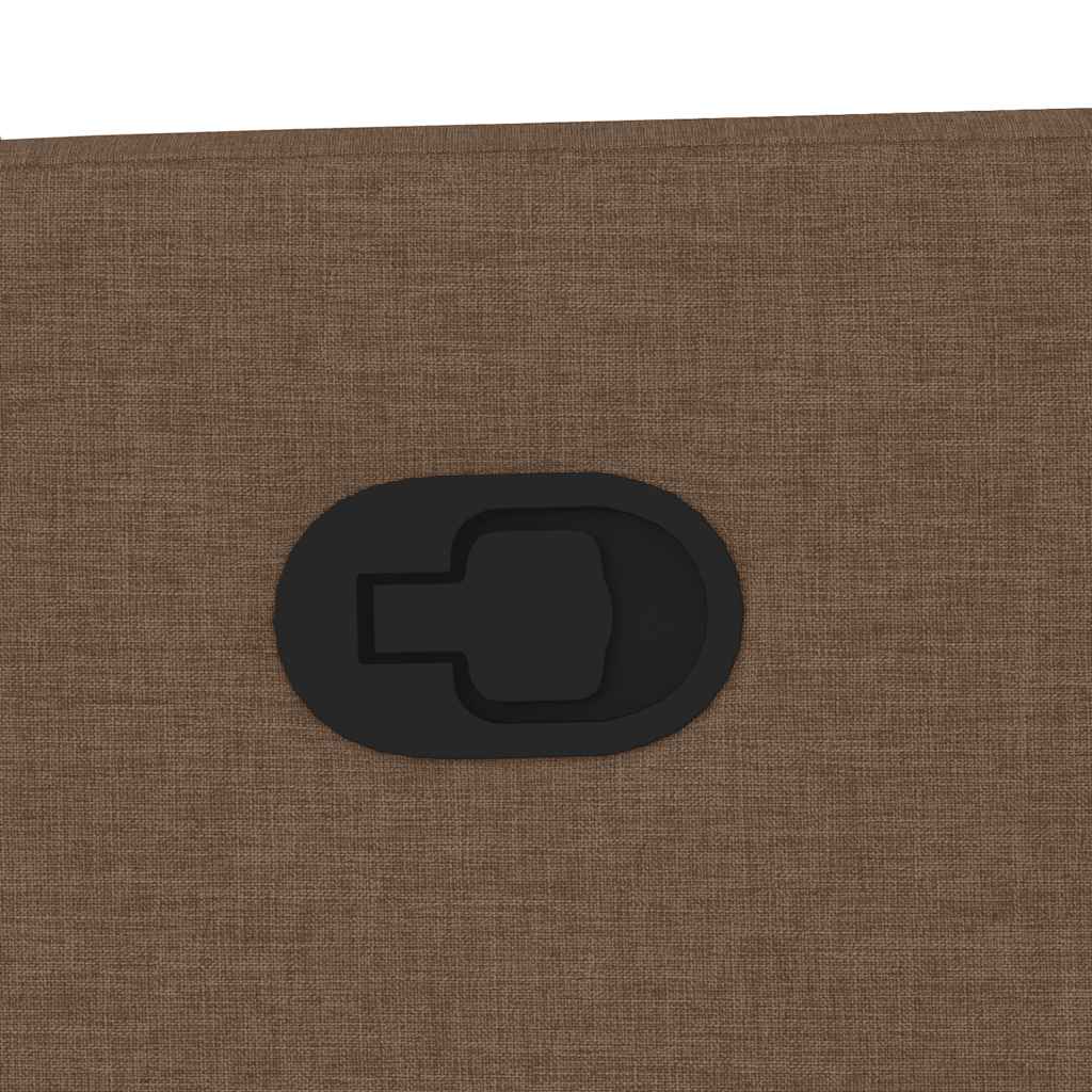 Massage Chair Brown Fabric