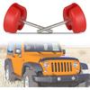 Red Hardtop Top Door Window Frame Panel Mounting Knob Screw Compatible with for 2007-2019 Jeep Wrangler JK/JK Unlimited 2014 2015 2016 2017 2018 Hard
