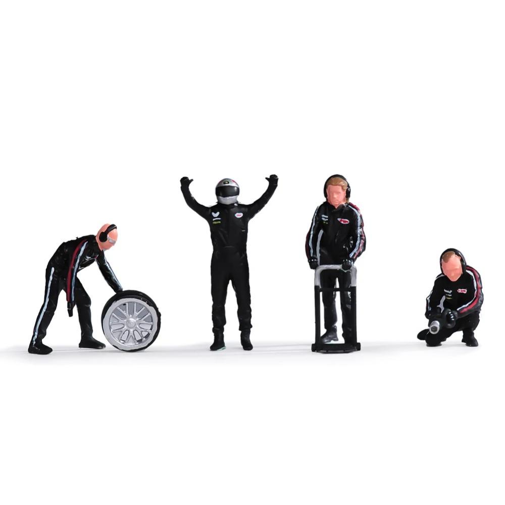 Painted Miniatures 1/64 Scale Beauty Handsome Boy Policeman Girls Male Female Scene Figure Model For Car Vehicles Decorate