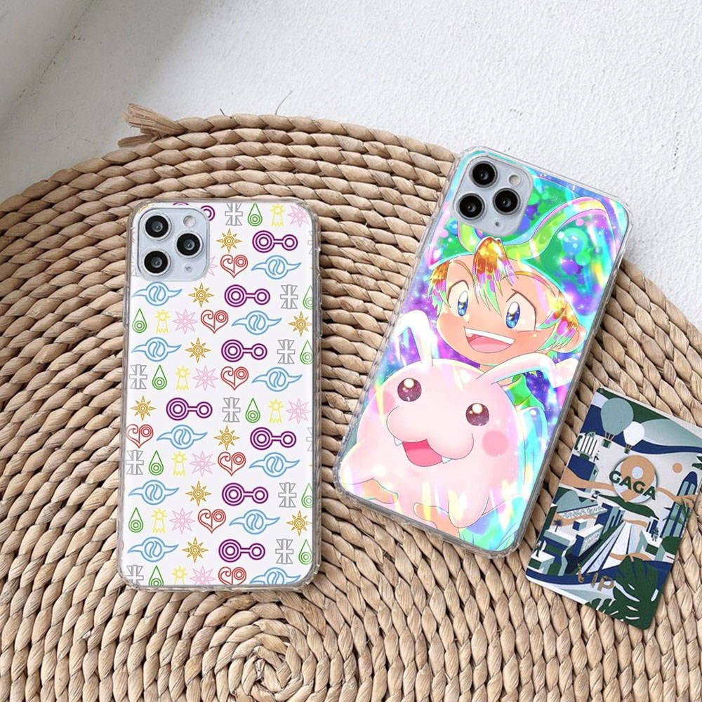 DT33 Digimon Case for Samsung A04 A14 A23 A34 A54 M23 M33 M52 M53 Realme 10 9 C30S C35 C55 VIVO Y02S Y21 Y33S Y51 X80 Pro Clear Cover