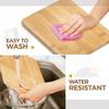Bamboo Cutting Boards for Kitchen [Set of 3] Wood Cutting Board for Chopping Meat, Vegetables, Fruits, Cheese, Knife Friendly Serving Tray with Handle