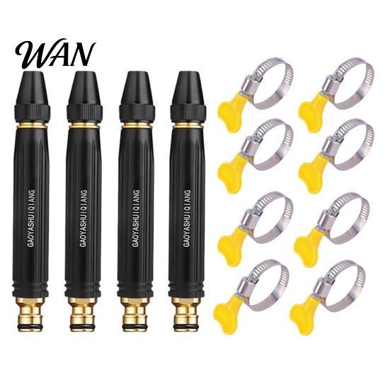 Adjustable Spray Nozzle High Pressure Hose Car Wash Booster with Settings Garden for Plant Watering Washing Outdoor Cleaning