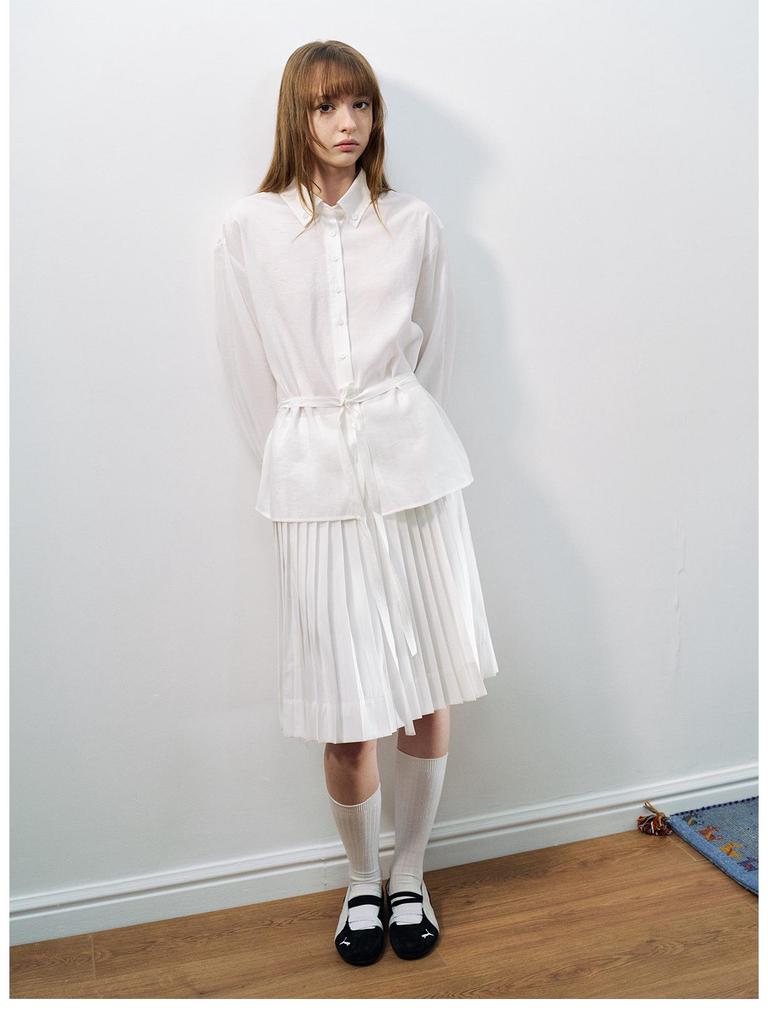 Spring New Modal Pleated Relaxed Midi Skirt - Cloud-Like Comfort