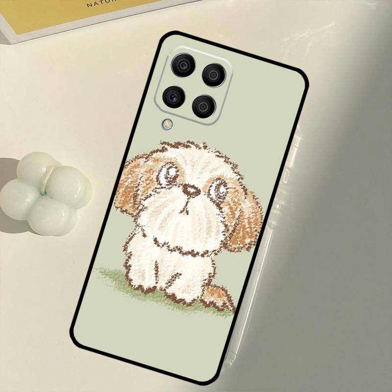 Cartoon Shih Tzu Dog For Samsung Galaxy M54 M21 M33 M53 M13 M12 M32 M52 M11 M31 M35 M55 M15 M14 M34 M06 M16 Case