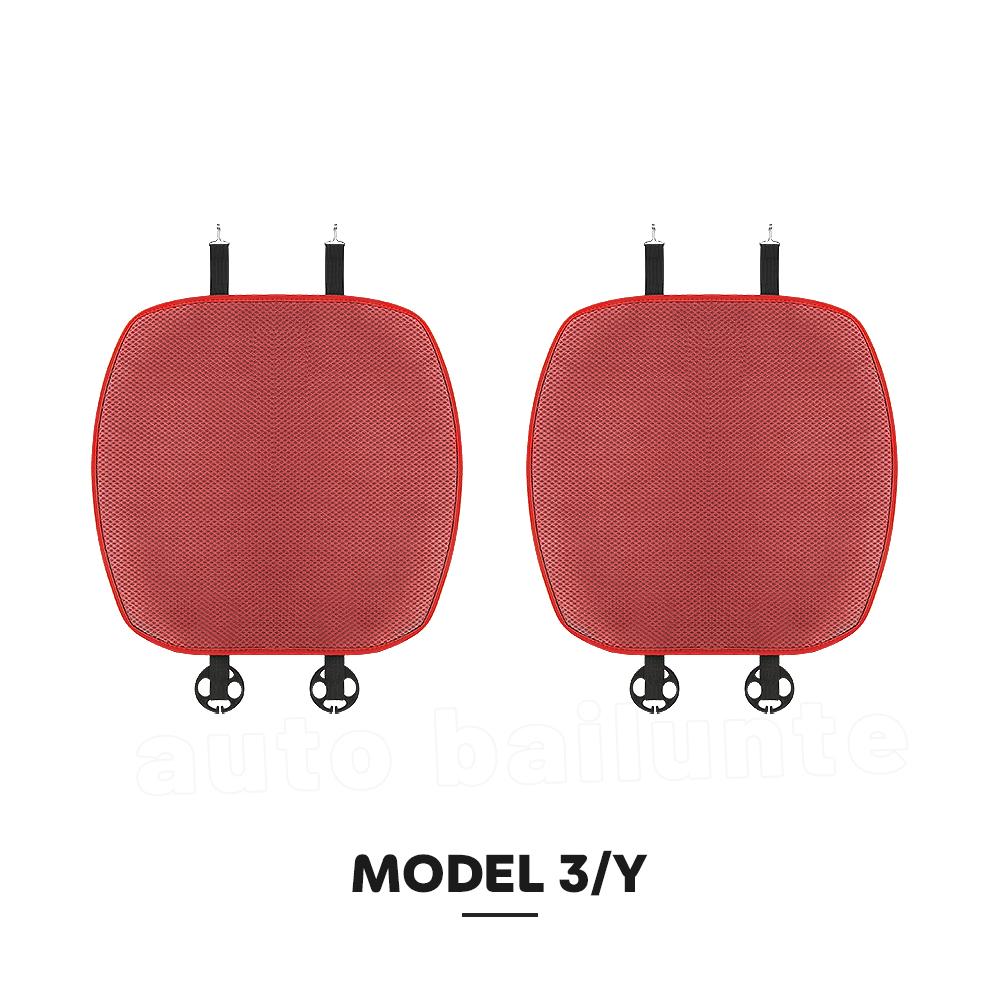 For Tesla Model 3 Y 2023 2022  Car Seat Cushion Seat Cover Ice Silk Ventilated Seat Cushion Accessories Interiors