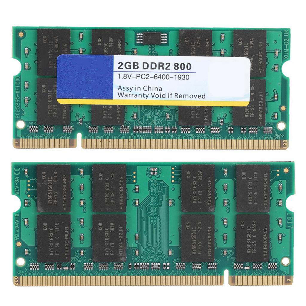 Xiede DDR2 800Mhz 2G 1.8V 200Pin for Laptop High Running Speed Memory RAM Fully Compatible