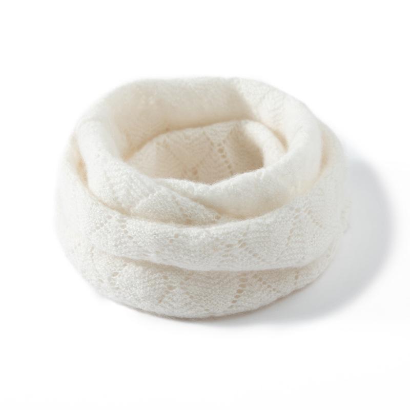 Женский кашемировый снуд: Теплый вязаный шарф-снуд на осень и зиму