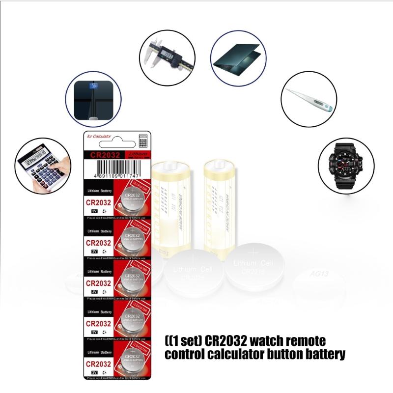 10/5Pcs CR2032 Button Cell Batteries High Performances 3V Power for Electronics Toys and Remote Controls Watches