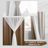 NICETOWN Blackout Gradient Drape Divider Perfect for Bedrooms and 100cm Wide x 110cm Set of 2 Curtains, Curtains, Curtains, Double-Layer Curtains,