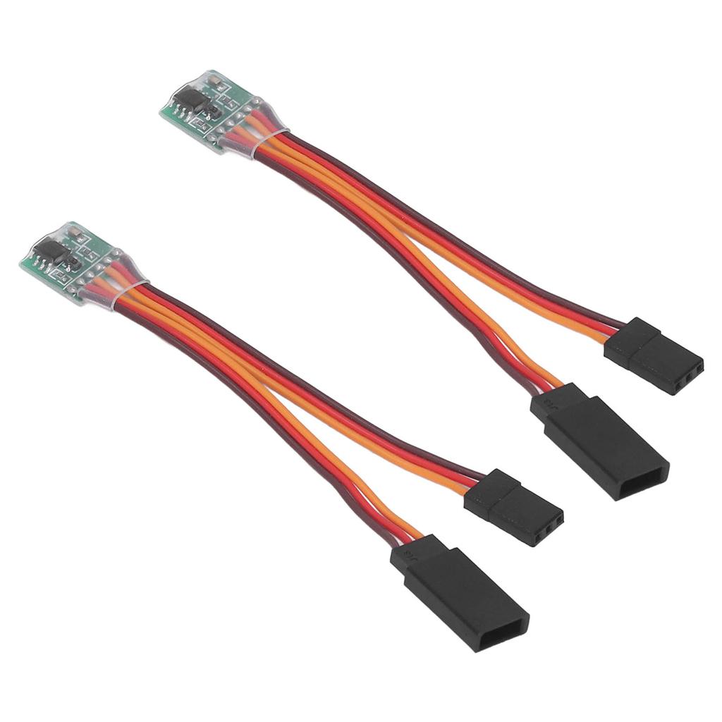 2PCS Universal RC Servo Signal Reverser Rotation Inverter for RC Aircraft Airplane Steering Gear
