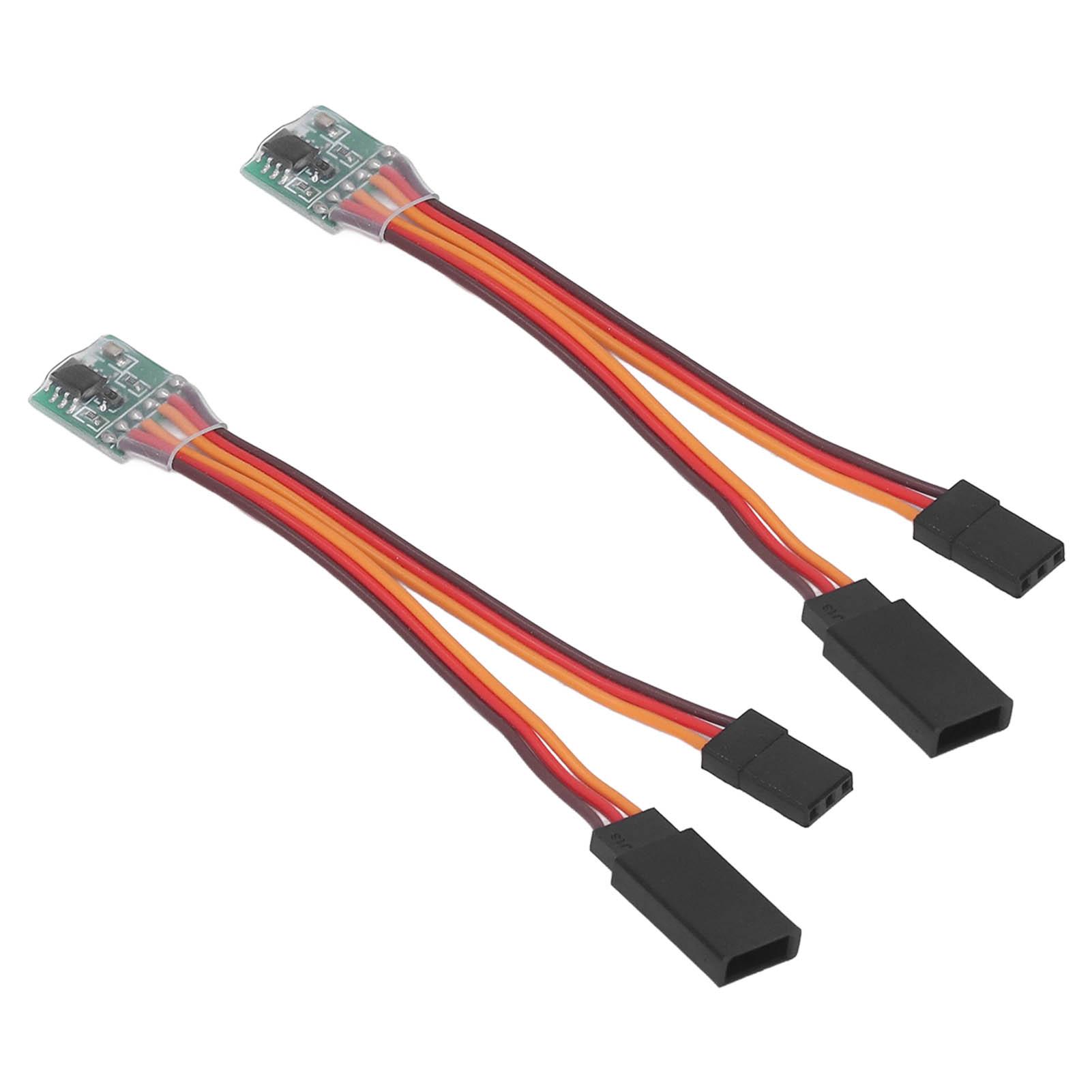 

2PCS Universal RC Servo Signal Reverser Rotation Inverter for RC Aircraft Airplane Steering Gear