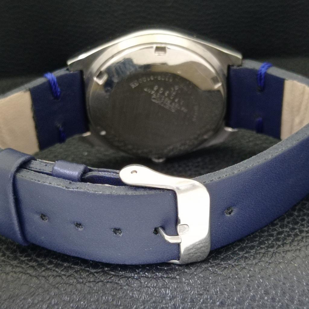 SEIKO 5 AUTOMATIC 6309A JAPAN MENS VINTAGE ARABIC BLUE DIAL WATCH a701663-5 R206c-a701663
