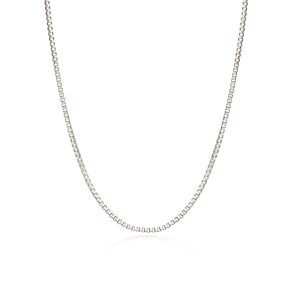 Paigeflynn [Silver 925] Minimal Box Chain Necklace