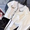 Fashion Suit Women's Summer Salt Based Age Reducing Cardigan Short Sleeved Casual Wide Leg Pants Two-piece Set