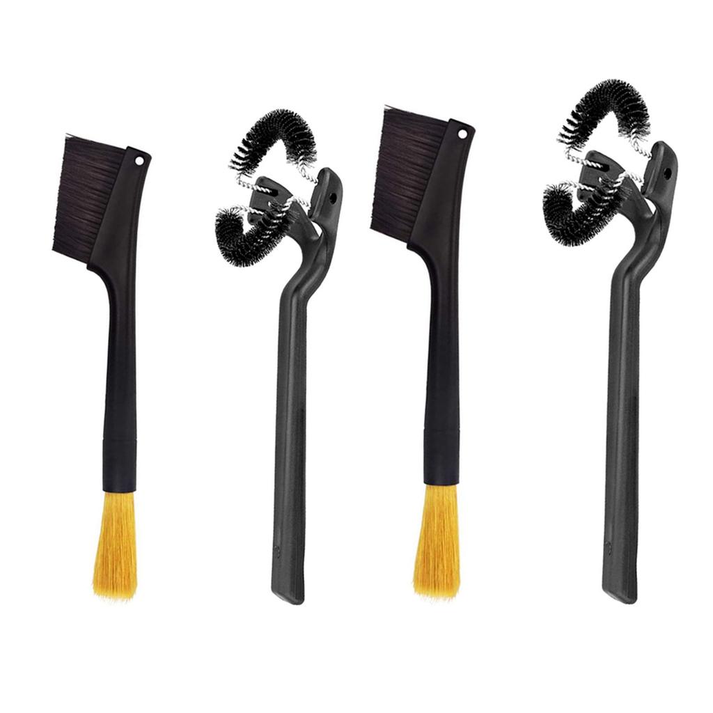 2 Pieces Professional Espresso Machine Cleaning Brush Espresso Machine Cleaning Tool Plastic Material for Coffee Maker