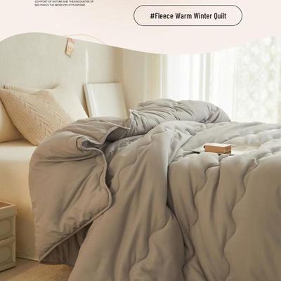 HODO Brushed Fleece Warm Winter Quilt