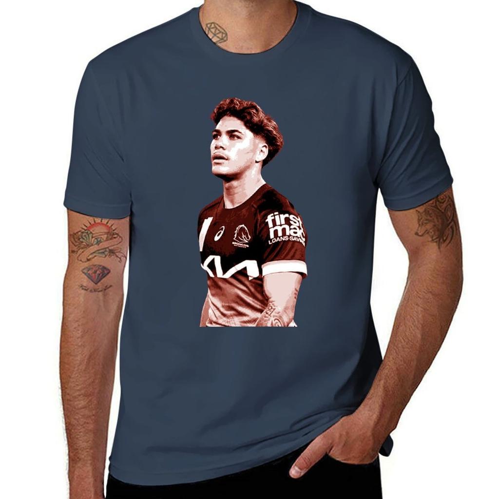 Reece Walsh NRL orange posterized T-Shirt t shirts with prints man t shirt luxury essential t shirt T-Shirt