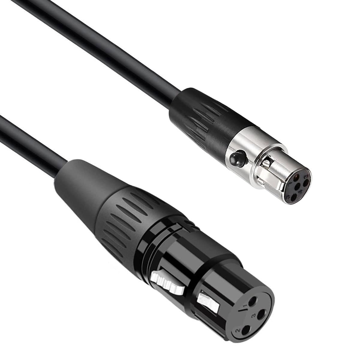 

Luxferre Mini XLR to 4-Pin XLR Cable Adapter Replacement for Shure WA310 and Shure PGX-D, GLX-D, QLX-D, and ULX-D Digital Wireless Systems