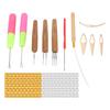 Dreadlocks Tool Set Dreadlocks Braid Rings Hair Extension Crochet Hook Hair Decoration Accessories