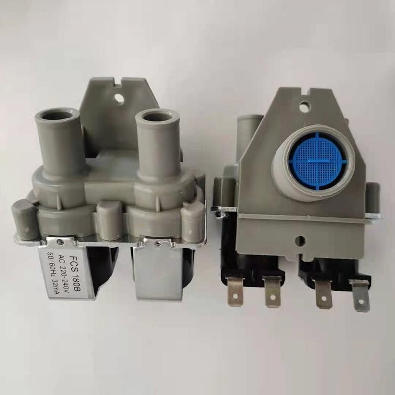 Universal Double-head Water Inlet Valve, Automatic Washing Machine Double Coarse Mouth Solenoid Valve