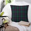 Clan Denholm Tartan Square Pillowcase Polyester Linen Velvet Pattern Zip Decor Throw Pillow Case Home Cushion Cover