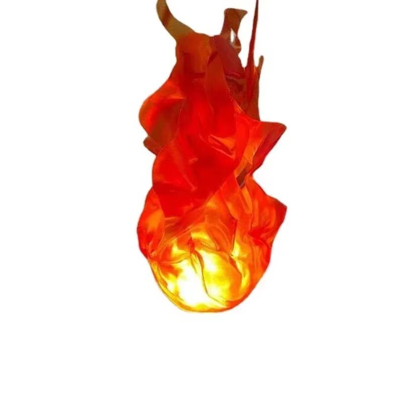 Halloween Floating Fireball,Creative Magic Fireball Props,Artificial Fake Fire Floating Props for Halloween Party Cosplay