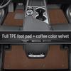 Cadillac CT5 TPE Floor Mats Set: Full Coverage Foot & Trunk Mats
