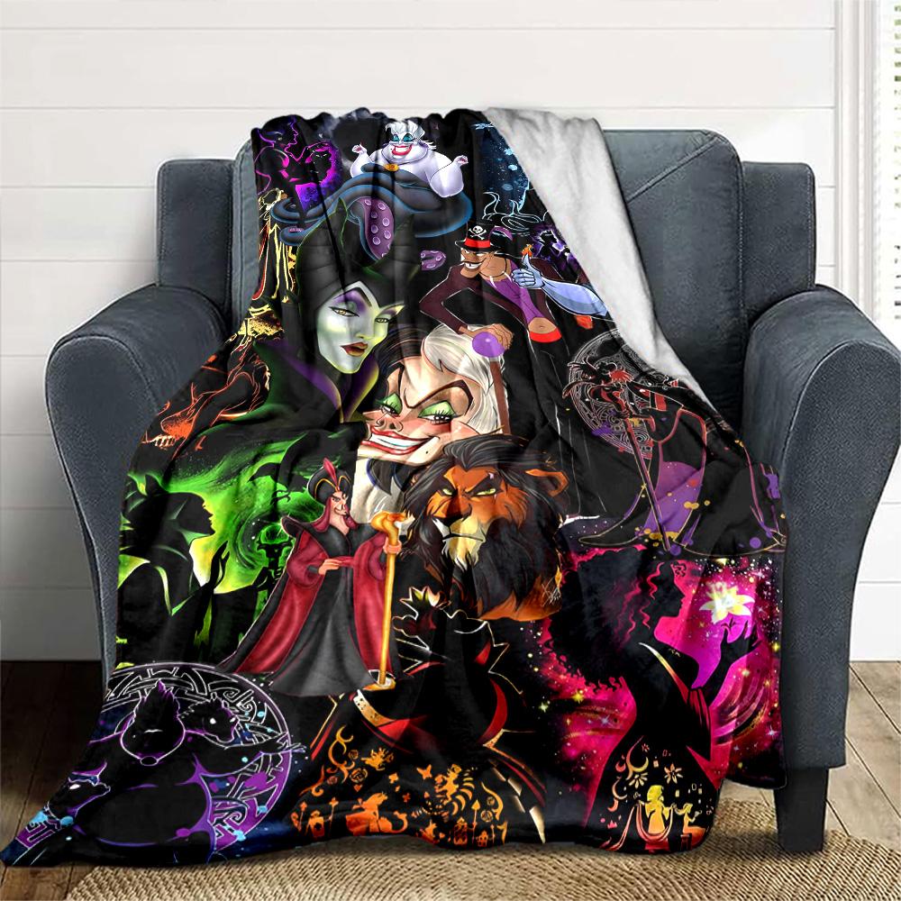 1pc Villains3 Blanket, Gift, for Men and Women, Soft Blanket, Good for Sofa Bed Couch Travel, Lightweight Flannel Blanket