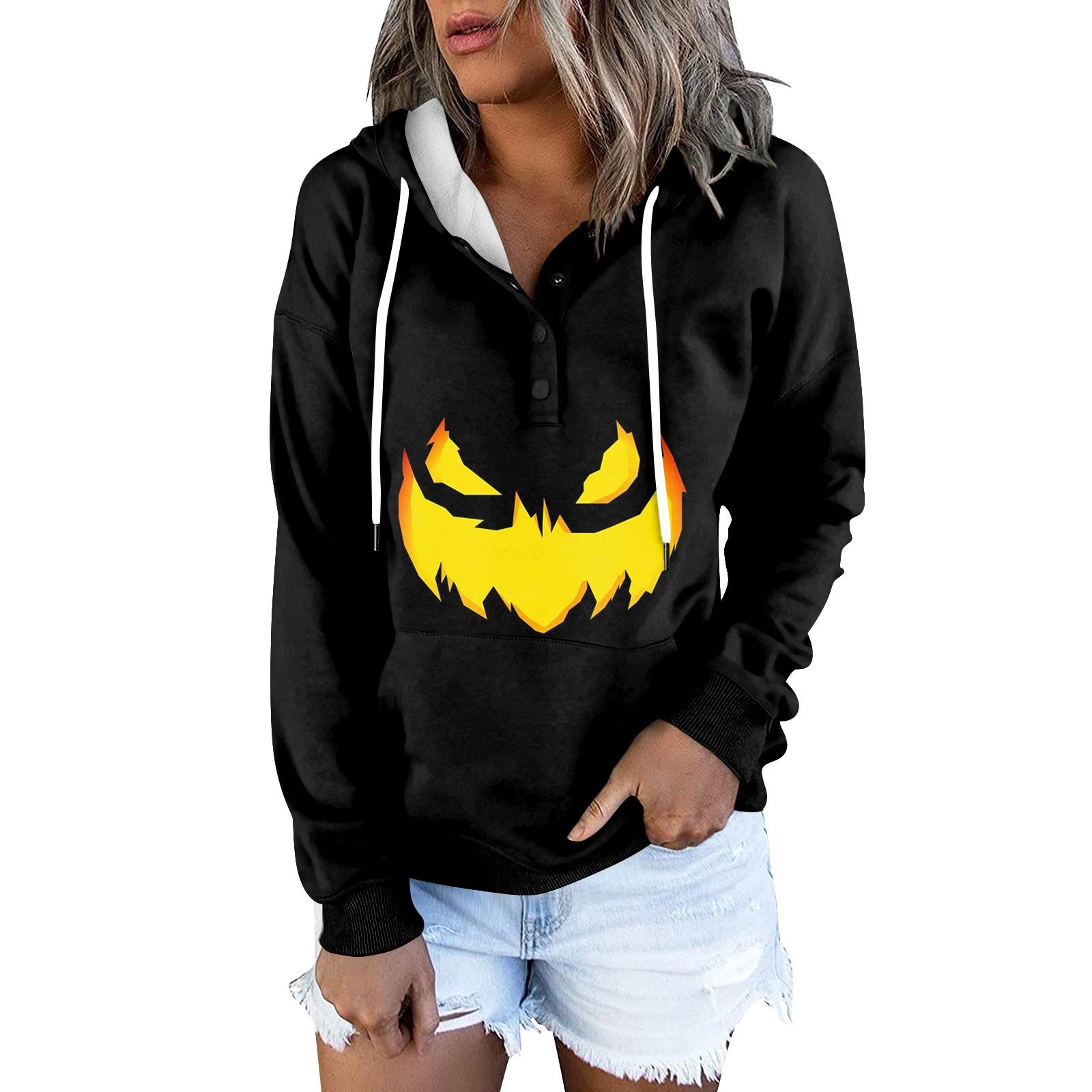 

Женская модная облегающая толстовка с капюшоном и длинным рукавом с принтом на Хэллоуин XXL имбирный