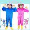Îmbrățișează-te cu stil cu aceste pijamale Cosplay Bodysuits Poppy Playtime Huggy Wuggy pentru Copii!