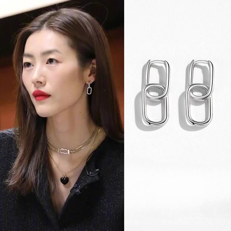 925 Silver Korean Irregularity Earrings Exquisite Semale Sexy Jewelry Gift Designer Jewelry
