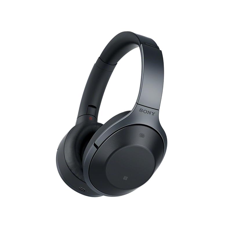Sony SONY Wireless Noise Canceling Headphones MDR-1000X : Bluetooth/high Resolution Compatible with Microphone Black B