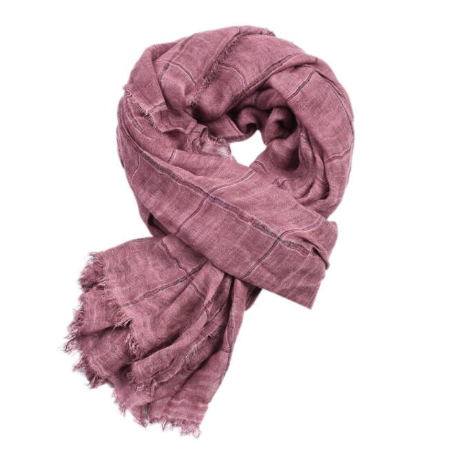 Plaid Men Cotton Scarf Hijab Women Winter Fashion Classical Men Shawl Scarves Soft Tassel Bubble Scarves