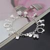 925 Sterling Silver Hot Sale Valentine Gift Charm  Color Jewelry Fashion Bracelets Cute Women Lady Wedding Charms