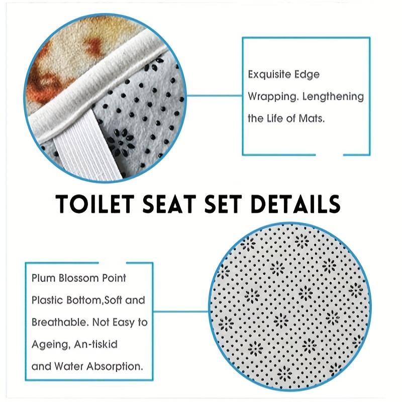 4Pcs Valentine's Day Pink Rose Shower Curtain Sets for Bathroom Non-Slip Bathroom Rugs Lid Toilet Cover Bath Mat Bathroom Set