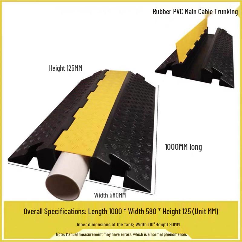 Indoor/Outdoor Cable Protection Rubber Trunking Speed Bump