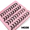Mix Fake Eyelashes 3D Mink Lashes Fluffy Soft Wispy Eyelash Extension 4 Styles Mink False Eyelashes Makeup