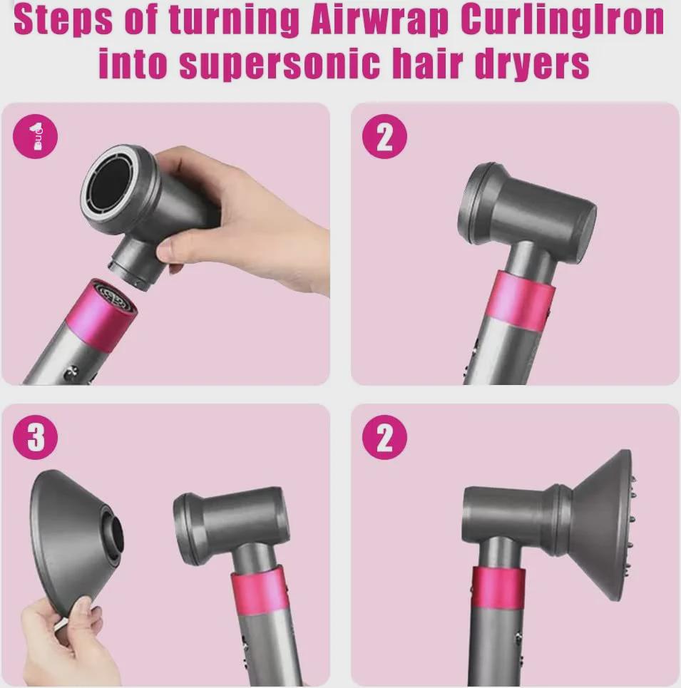 Dyson Hair Dryer & Curler Nozzle Adapter Diffuser