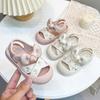 Fashion Kid Shoe Girl Soft Soles Casual Shoe Fashionable Princess Shoes New Antiskid Beach Shoes Bow Shaped Girl Sandals Sandálias
