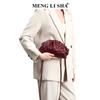 Retro High-end Handwoven Bag, Simple and Fashionable Hand Wrinkled Cloud Bag, Versatile One-shoulder Crossbody Dumpling Bag
