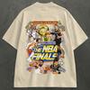 BACK II THE FUTURE '99 - '26 T-shirt Spurs Vs Knicks Graphic Tee Oversized Y2k Cotton Short Sleeved Streetwear Harajuku Female Male Clothing