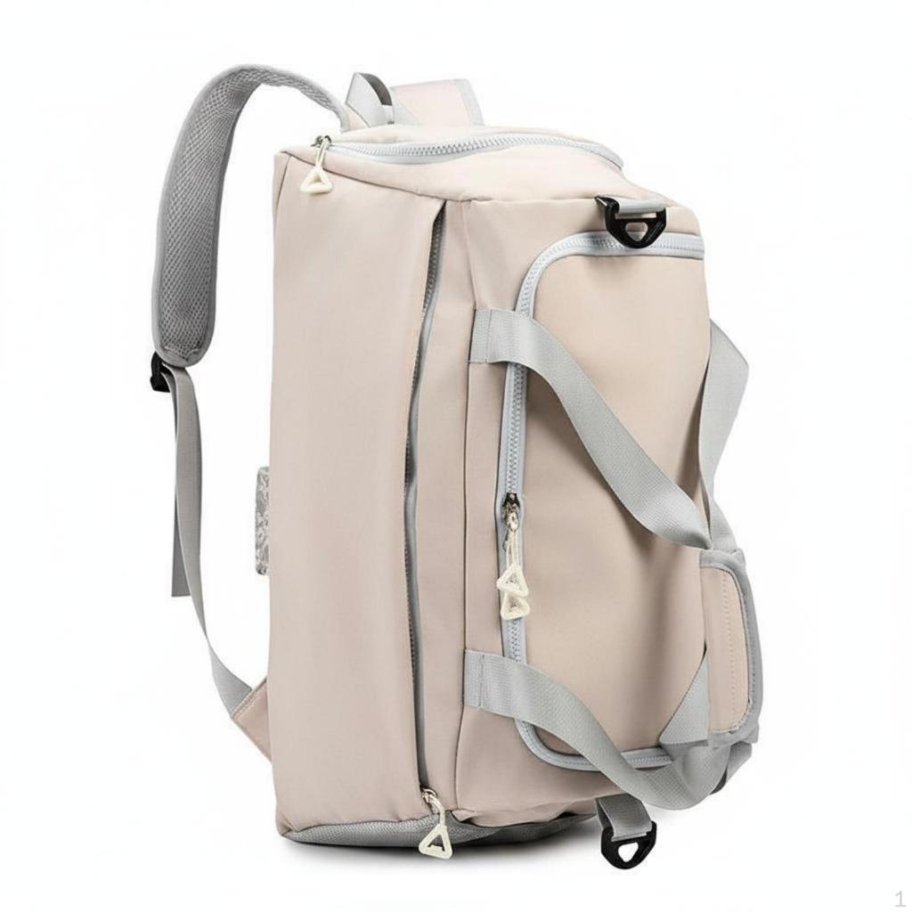 Convertible Backpack Duffel Multifunctional Athletic Travel Bag Padded Shoulder Straps Gym