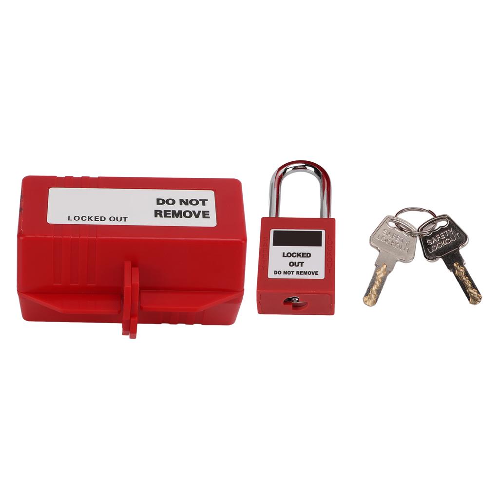 100‑220V Electrical Plug Lockout Device with 38mm Padlock Key for Industrial Chemical Electric Power