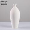 Handmade Ceramic Vase for Water Marbling and DIY Painting Activities