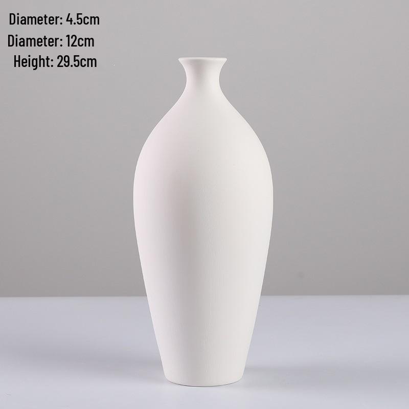 Handmade Ceramic Vase for Water Marbling and DIY Painting Activities