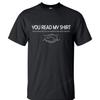 Funny T Shirts You Read My Shirt That's Enough Letters Print Summer Cotton High Quality Slim F