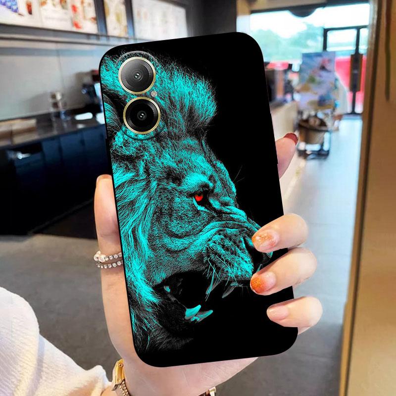 For Realme C67 4G Case RMX3890 Luxury Fashion Oil Painting Cover Soft Silicone Case For Realme 12 Lite RealmeC67 4G Funda 12lite